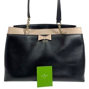 KATE SPADE New York Baldwin Street Maryanne Shoulder Bag Tote Black/Almond Leath